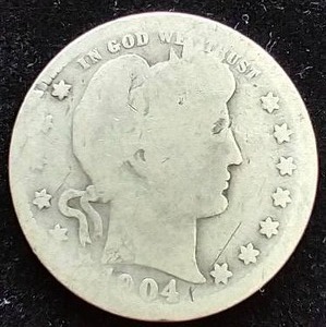 1904 Barber Quarter