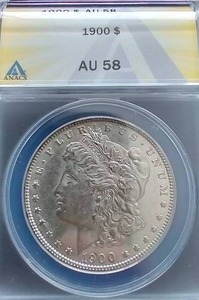 1900 Morgan Dollar - AU58