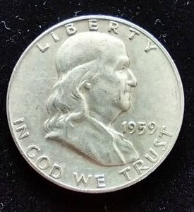 1959-D Franklin Half Dollar