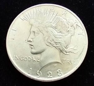 1923 Peace Dollar