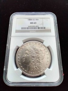 1884-CC Morgan Dollar - MS63
