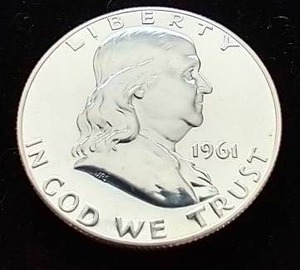1961 Gem Proof Franklin Half Dollar