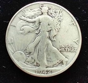 1942 Walking Liberty Half Dollar