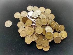 100 Unsearched Wheat Pennies