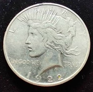 1922-D Peace Dollar