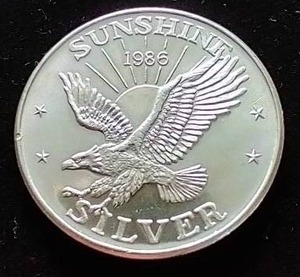 Sunshine Minting 1 Oz. Silver Round