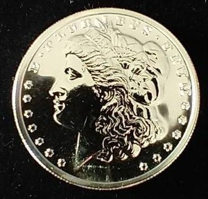 Morgan Design 1 Oz. Silver Round