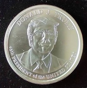 Donald Trump 2 Oz. Silver Round