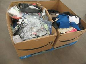 lot 818 image: LEFT OVER ITEMS FROM THE AMAZON BIN SALE - You may find several treasures, including clothes, costumes, games, Small Housewares and more
