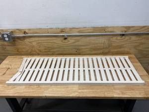 lot 94 image: ALLEN  ROTH White 48-in L x 16-in D Floating Shelf