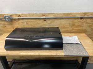 lot 113 image: BROAN 30-in Convertible Black Under Cabinet Range Hood