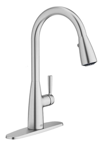 lot 15 image: AMERICAN STANDARD Fairbury 2S Single-Handle Pull-Down Sprayer Kitchen Faucet in Stainless Steel