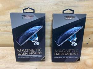 lot 43 image: TREND LOGIC Lot of 2- Magnetic Cell Phone Dash Mounts