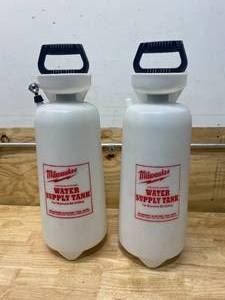 lot 101 image: MILWAUKEE Lot of 2- Coring Rig Water Supply Tanks (49-76-0055)