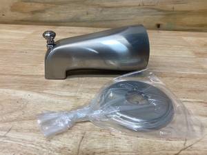 lot 123 image: AMERICAN STANDARD Deluxe Diverter Tub Spout in Brushed Nickel