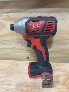 lot 124 image: MILWAUKEE M18 18-Volt Lithium-Ion Cordless 14 in. Hex Impact Driver (Tool-Only)