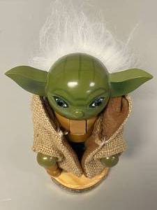 lot 46 image: Star Wars Yoda Nutcracker Wooden Figurine