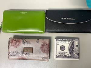 lot 73 image: BIG Insulated Shopping Tote and Lot of Wallets