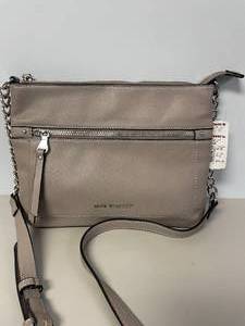 lot 54 image: Dana Buchman Everett Crossbody Gray Purse Bag