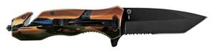 United States Air Force F-22 Fighter Jet Folding Survival Pocket Knife - 4.75 Overall