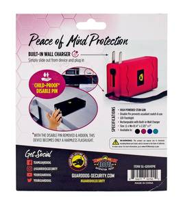 Guard Dog The Disabler Stun Gun and Flashlight with Disable Pin Wrist Strap