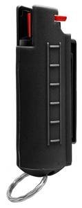 Survivor Hard Case Pepper Spray Keychain - 12 Ounce