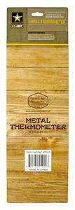 US Army Proud Family Metal Thermometer - 17 x 5