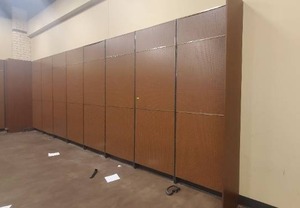 Retail Wall-mount Pegboard and Shelf Uprights (4ft wide per section).