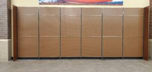 Retail Wall-mount Pegboard and Shelf Uprights (4ft wide per section)