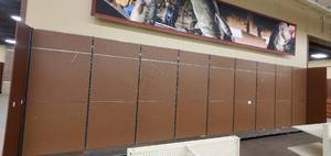 Retail Wall-mount Pegboard and Shelf Uprights (4ft wide per section)