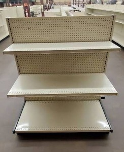 Retail Gondola End-cap Display Shelving (4ft wide)