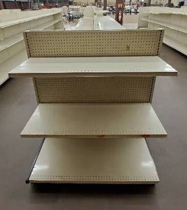Retail Gondola End-cap Display Shelving (4ft wide)
