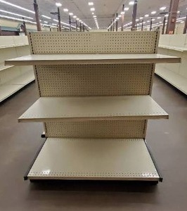 Retail Gondola End-cap Display Shelving (4ft wide)