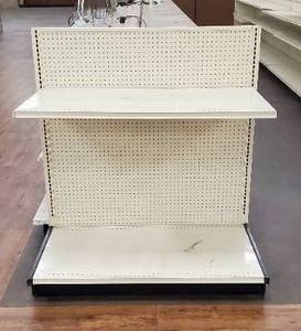 Retail Gondola End-cap Display Shelving (4ft wide)