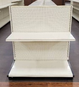 Retail Gondola End-cap Display Shelving (4ft wide)