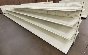 Retail Assembled Gondola Display and Shelving (4ft wide per section)
