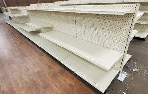 Retail Assembled Gondola Display and Shelving (4ft wide per section)