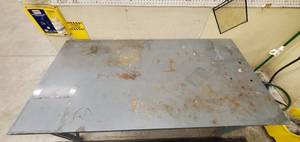 Commercial Metal Utility Table
