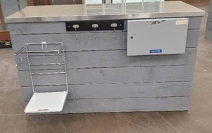 Retail Utility Counter with Stainless Steel Top (60w x 24d x 36t)