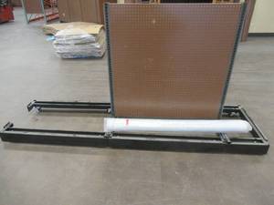 Frame For Rolling Gondola With 48 Wall Section - Parts. (112 x 31 x 55 Tall). Comes as pictured.