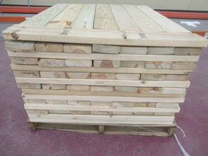 Pallet of Approximately 120 Lumber Pieces (38 x 5 14 x 1 12).