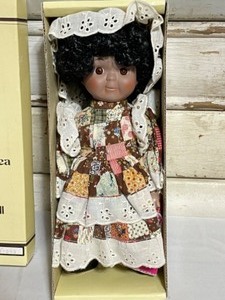 lot 49 image: Victoria Ashlea Porcelain Collector Doll, Small Porcelain Doll