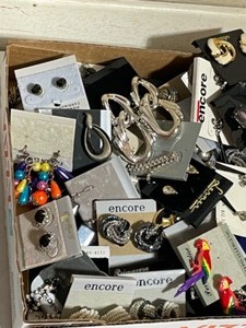 lot 58 image: Large Variety of Pierced Earrings