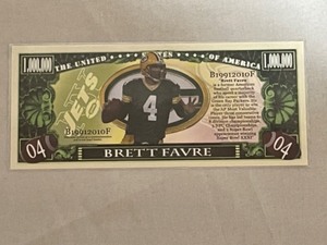 lot 90 image: Brett Favre The Gunslinger Bill