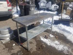 lot 545 image: NSF Prep Table 2-tier