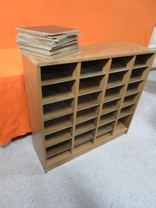 lot 8 image: Paper OrganizerMailbox 12x40x38
