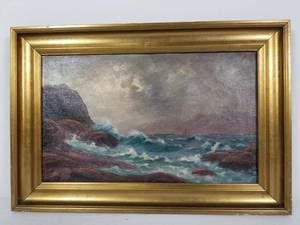 lot 52 image: Framed Oil on Canvas