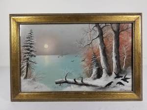 lot 54 image: LeRoy Framed Pastel