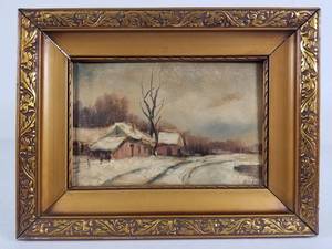 lot 62 image: Framed Oil on Canvas