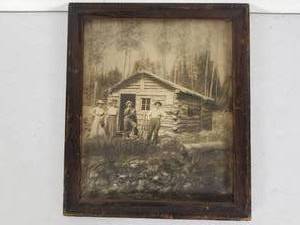 lot 67 image: John Runk Framed Pioneer Print